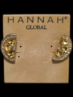 Lemon Slice Stud Earrings